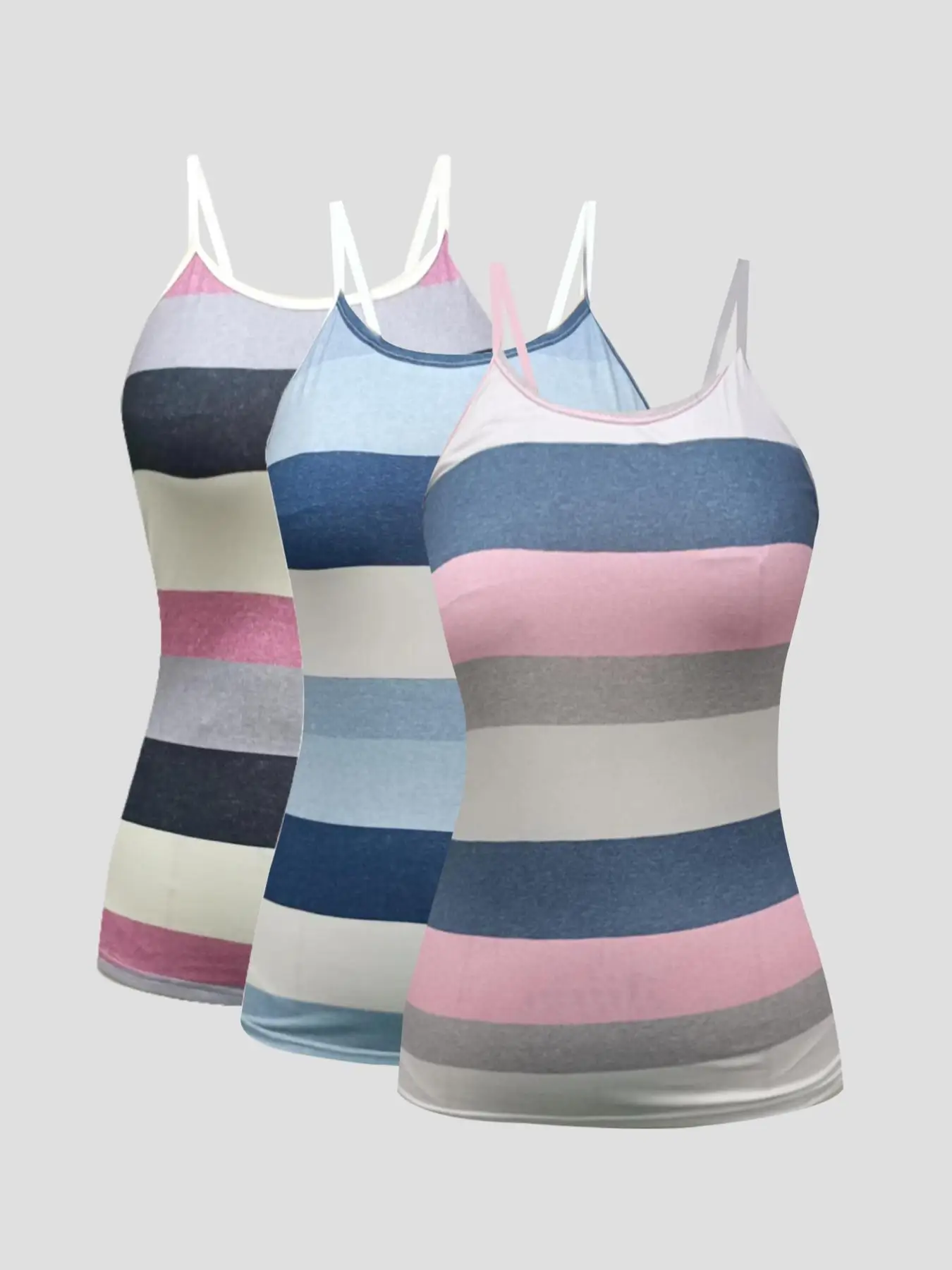 Plus Size Elegant Summer Strap Top, Fitted Kint Fabric, Moderate Thickness, Perfect for Casual Wear, Comfortable Fit