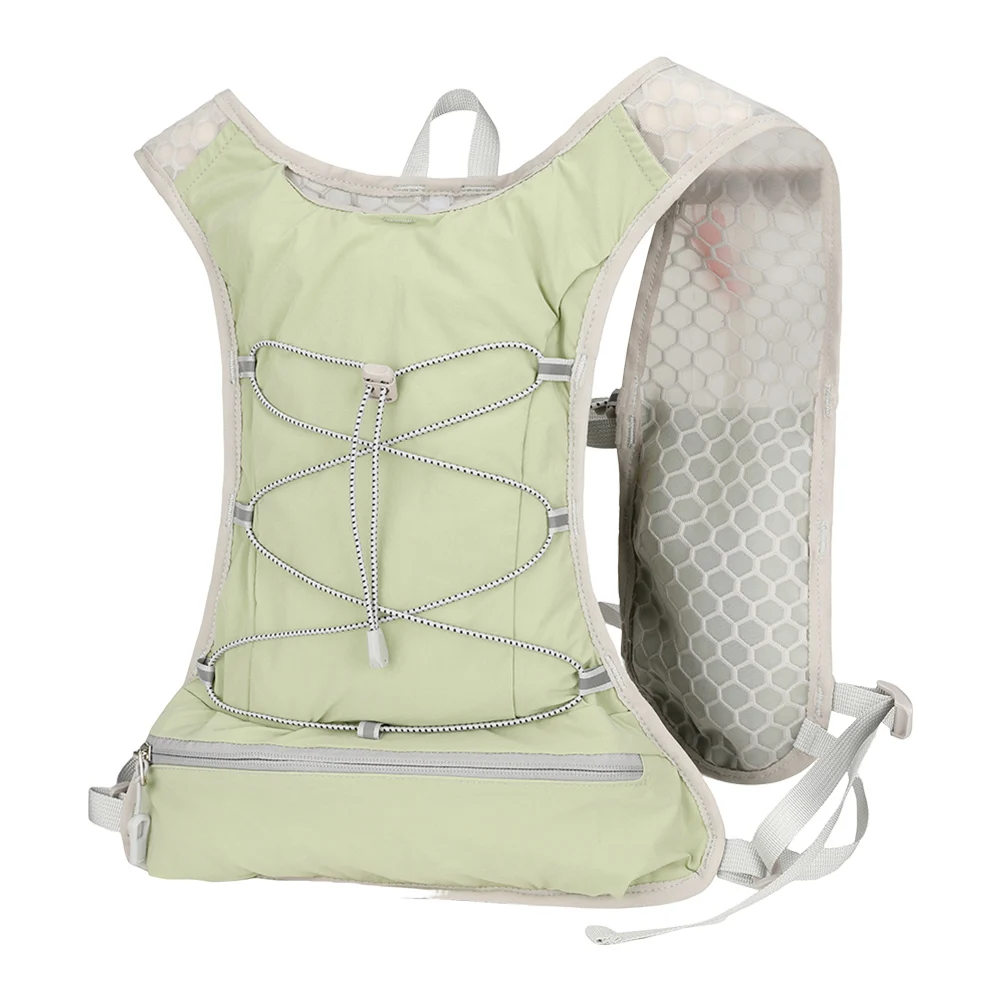 حقيبة ظهر لركوب الدراجات قابلة للتنفس حقيبة ظهر مرطبة متعددة الأغراض خفيفة الوزن حقيبة تخزين ماراثون حقيبة ظهر للجري عبر البلاد #6