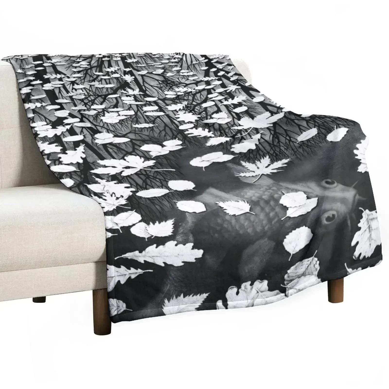 

Escher - Three Worlds Throw Blanket Warm Accent Blanket for Living Room Decoration
