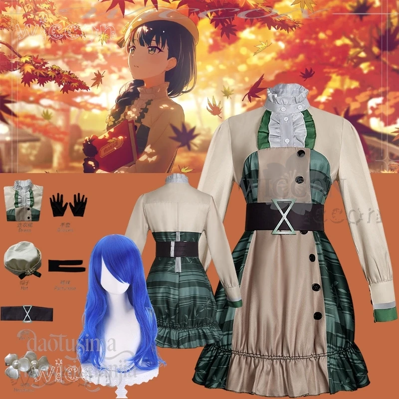 كرنفال الهالوين أكثر من القفز Kiritani Haruka تأثيري أنيمي لعبة مشروع Sekai عناق زي المعبود الكبار وتتسابق