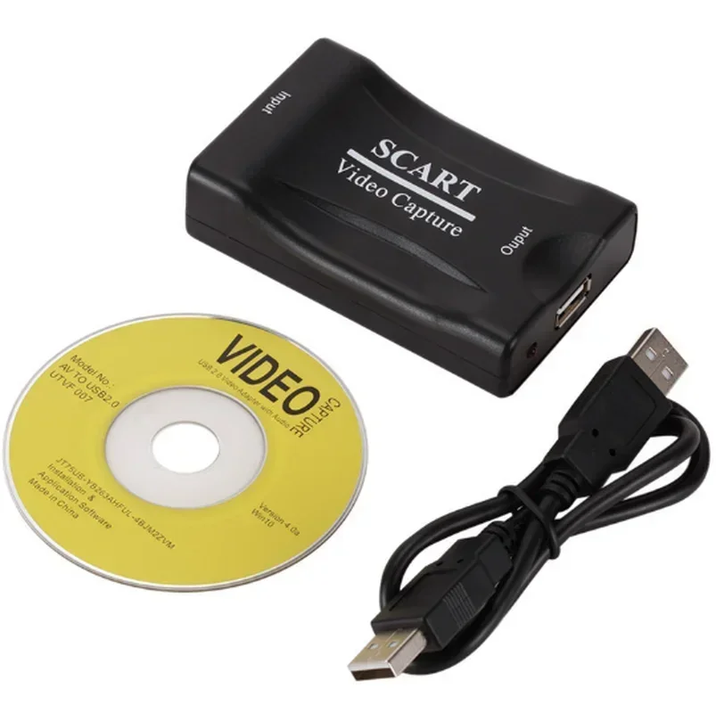 Kartu Pengambilan Video, Kartu Pengambilan SCART USB2.0, Chip Berkualitas Tinggi dengan Fungsi Konversi