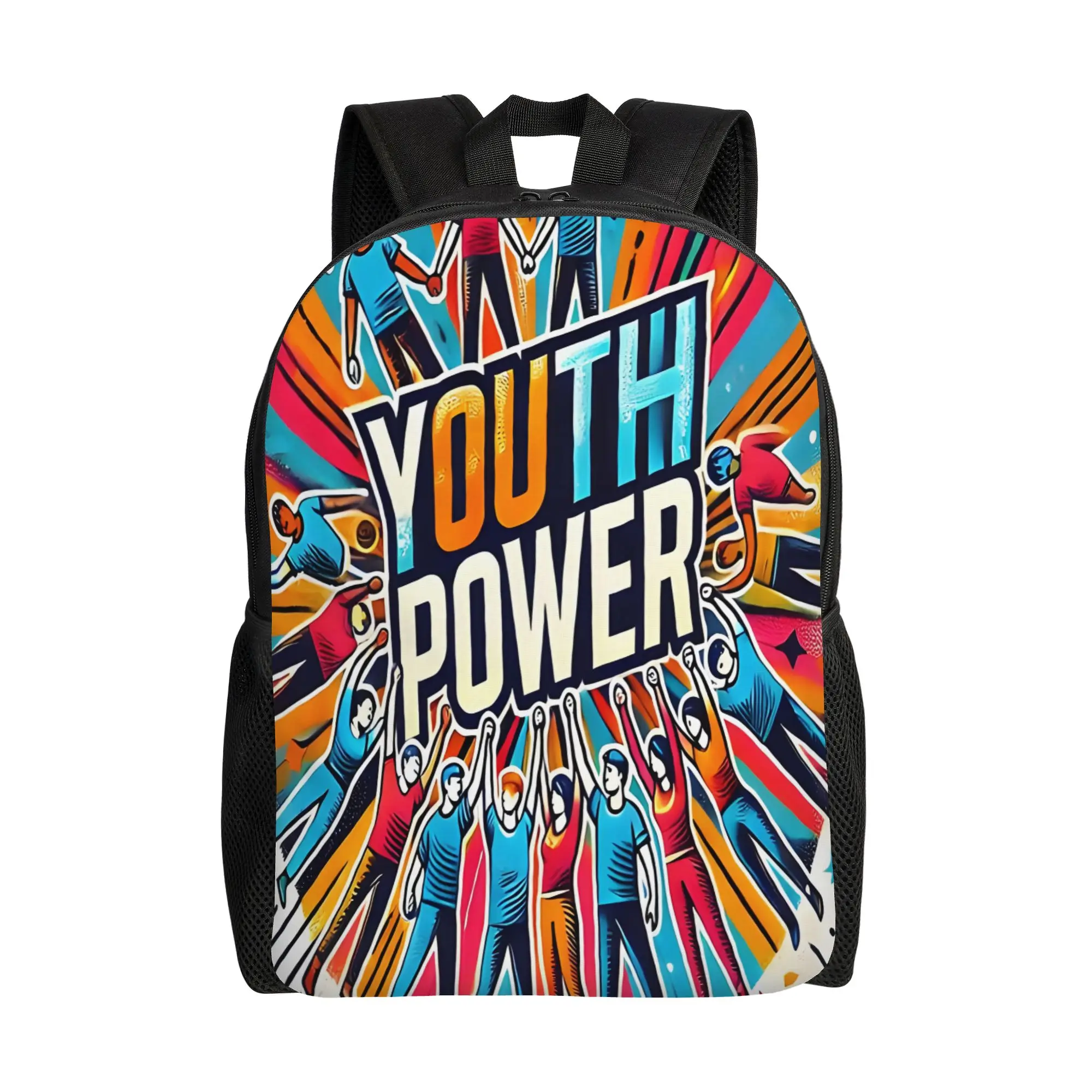 

Школьный рюкзак Youth Power Youth Day для мужчин, модная сумка-рюкзак большой вместимости для ноутбука, к началу учебного года