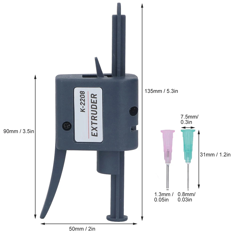 Extruder Flux Dispenser 0.8mm/1.3mm Accessories High Efficiency High Quality Nozzles Replacement for semi Automatic