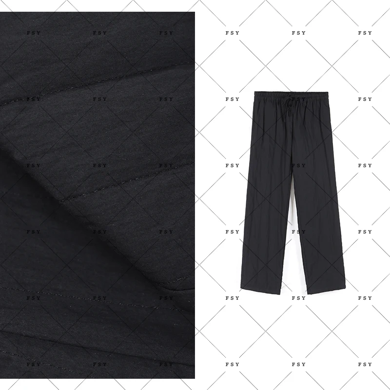 

Thiened Warm Cotton Pants Women's Slim Fit High Waist Long Pants Spring 2026 Faion Trend Straight Leg High Sensation