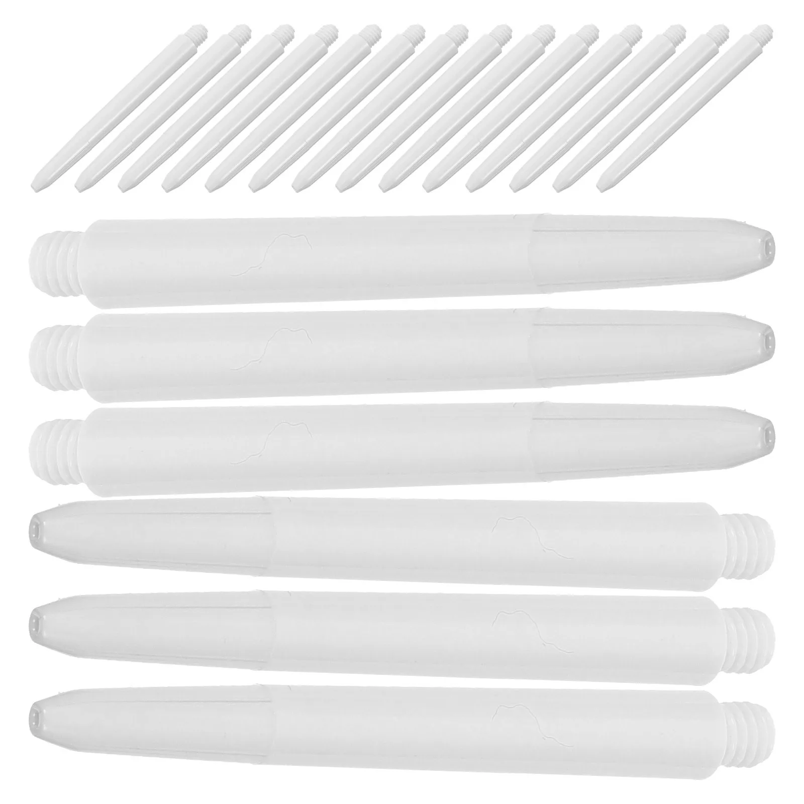 

50pcs Flyball Shafts Nylon Threaded Replacement Stems For Steel Tip Durable Game Accessories Throwing Supplies Outdoor