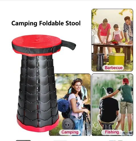 

Outdoor Portable Furniture Stool Foldable Fishing Stool Chairs Retractable Camping Travel Hiking Beach Convenient Chair