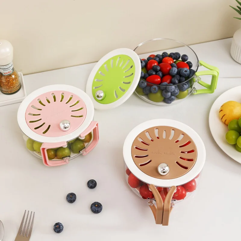 Multifunctional Kitchen Colander Household Cute Fruit Basket Water Filter Two-in-one Thickened Dehydration Washing Vegetables