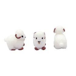5/10pcs Resin Mini Goat Figurines, Tiny Animals Miniature Fairy Garden Micro Landscape Ornament, DIY Craft Decoration