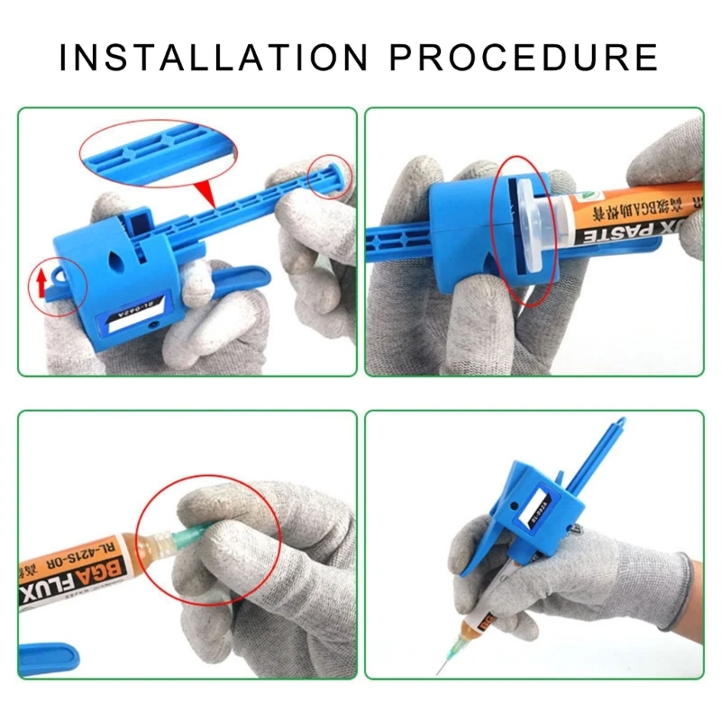 pistolas ergonómicamente pegada para aplicación adhesiva precisa en configuración múltiple alambre salto