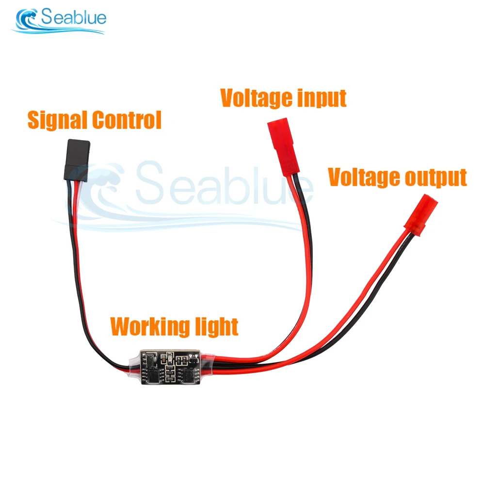 2A/20A/30A Electronic Switch Power DC 3-5V/3-30V/3.7-27V Remote Control Aviation Model Pump Switch Receiver