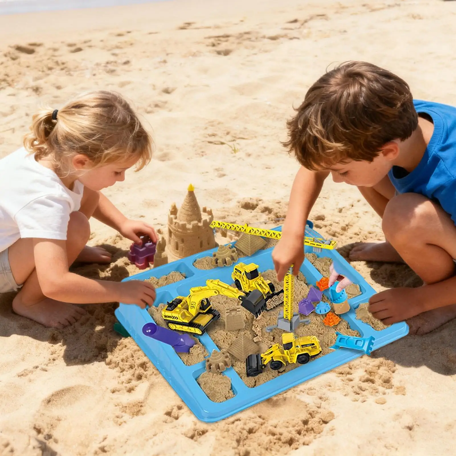 プレイ建設砂キット 宇宙工学 ビーチおもちゃ 建設おもちゃ 車両 男の子 女の子 就学前のお子様 屋内 屋外用