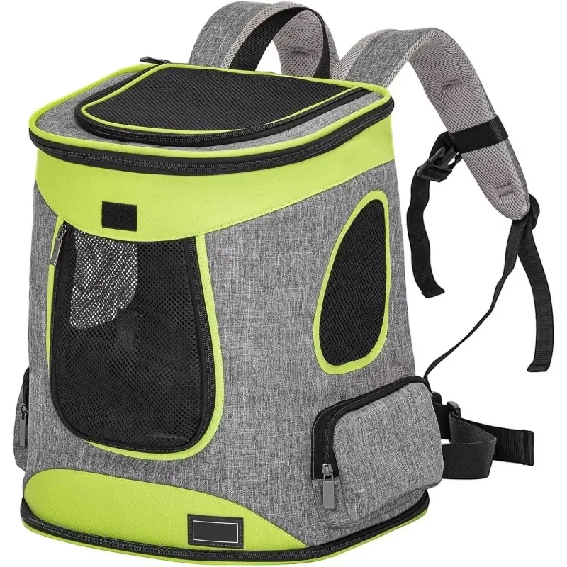 Pet backpack strap with waist pad design for better waist fit, suitable for small to medium cats and rabbits