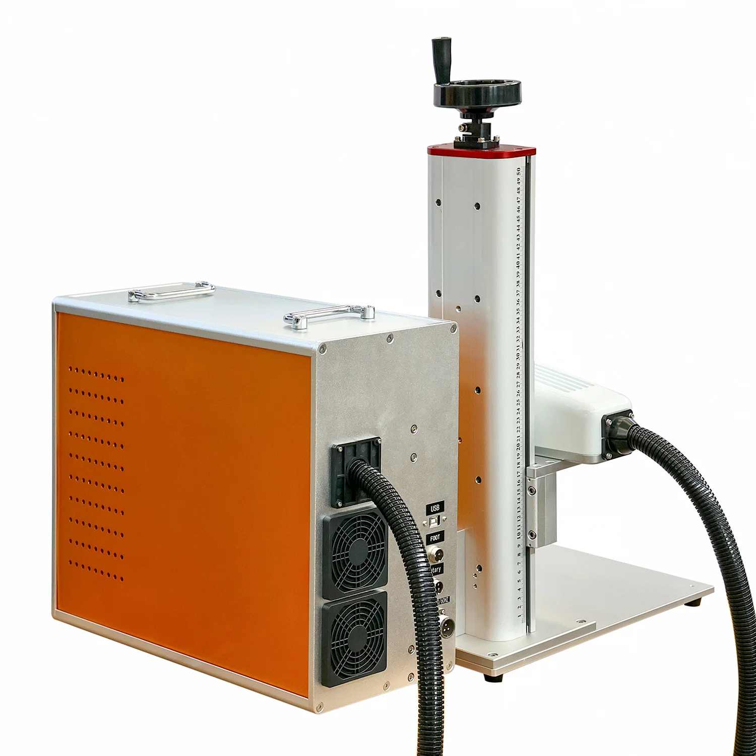 ATU&UTV2026 New Mini Split JPT  20W 30W 60W Air Cooled Ezcad Color Engraver for Stainless Steel Aluminum Fiber Laser Marking Mac