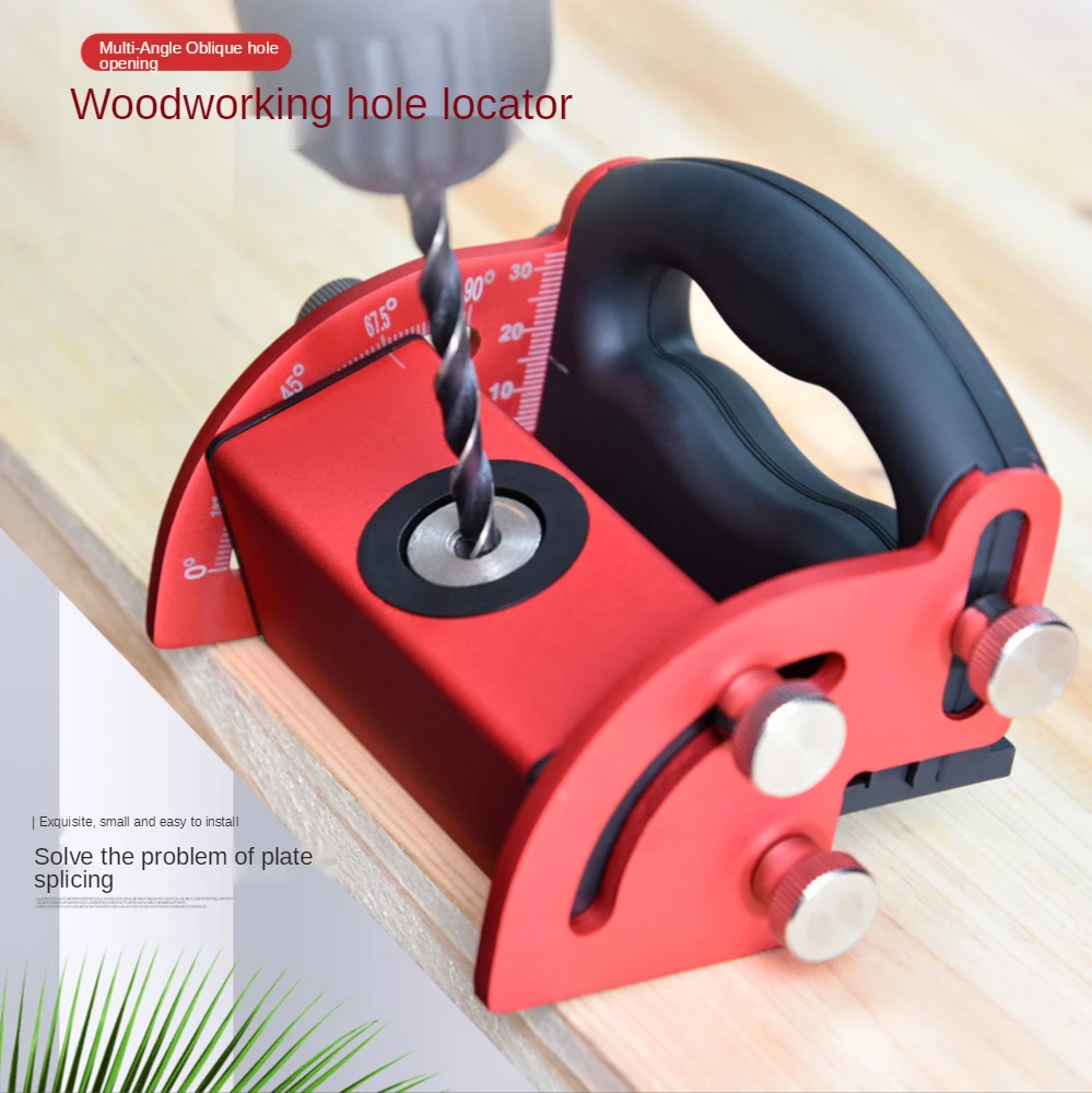 

Center Line Scribe Woodworking Oblique Hole Locator Punch Locator, Wood Splicing Installation Tool,