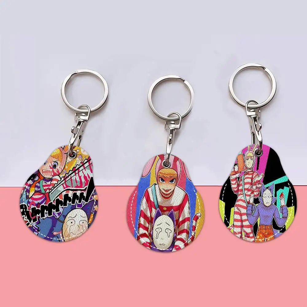 Anime Popee The Performer - Funda protectora para tarjeta de acceso sensible con diseño creativo de buena calidad, llavero y colgante decorativo
