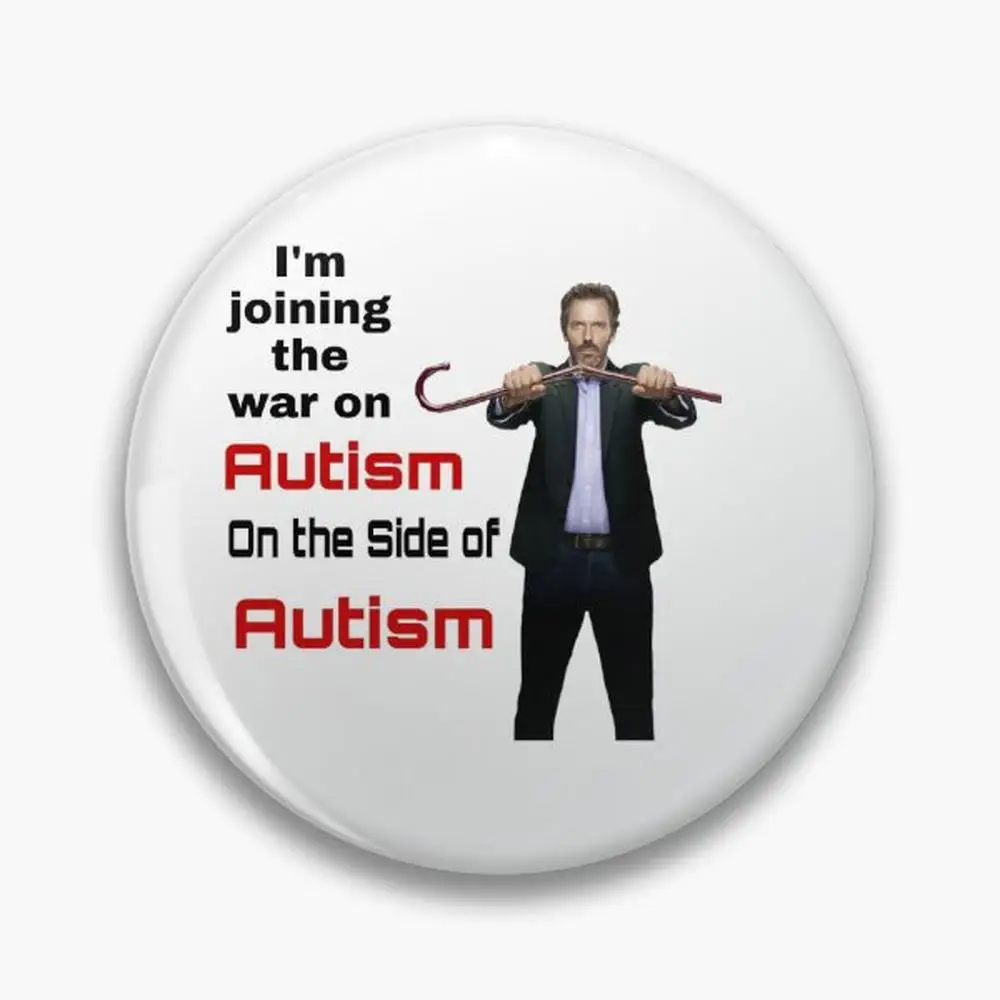 Greg House Joining the War on Autism Pin Buttons Brooches Pin Jewelry Accessory Customize Brooch Fashion Lapel Badges