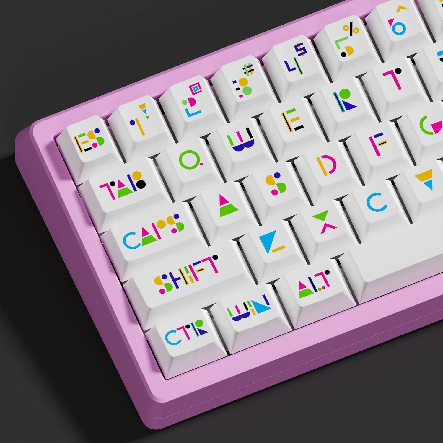 Customized mechanical keyboard 126 keys Sublimation universal keycap Original height pbt