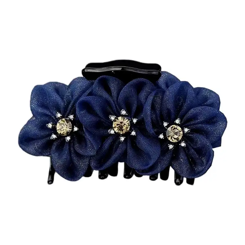 

652F Large sized hair clip, hair clip at the back of the head, disc hair clip