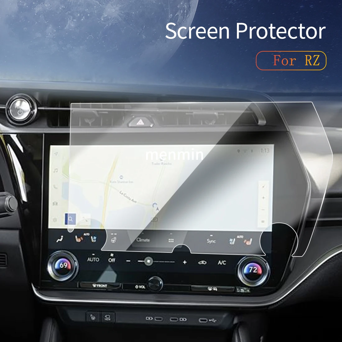 

Автомобильные наклейки Carplay Защитная пленка для экрана приборной панели из закаленного стекла Защитная пленка Diaplay Navigation Автомобильные аксессуары для 25 LEXUS RZ