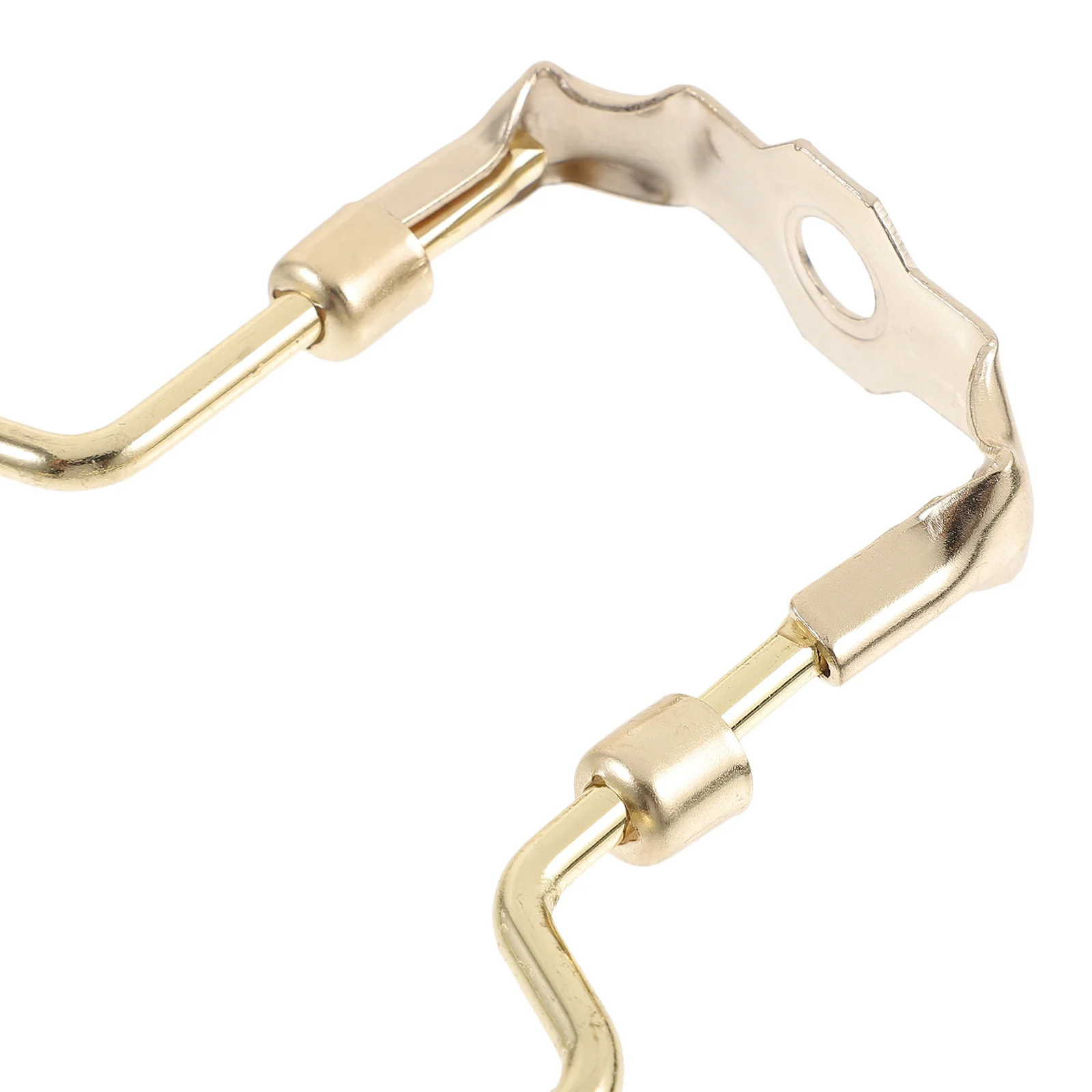 

Iron Lamp Harp Bracket Lampshade Holder for Home Decor Sturdy Non-Fading Horn Frame Lightweight Easy Install Shade Support