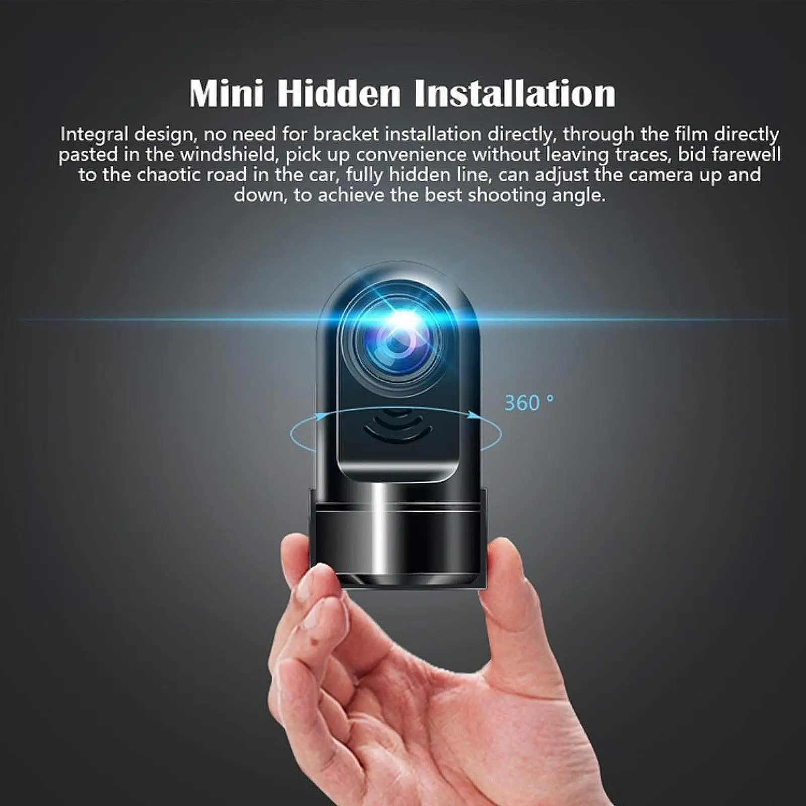 Car Dashboard Camera 170° Wide Angle Trucks Auto Accessories Car Recorder