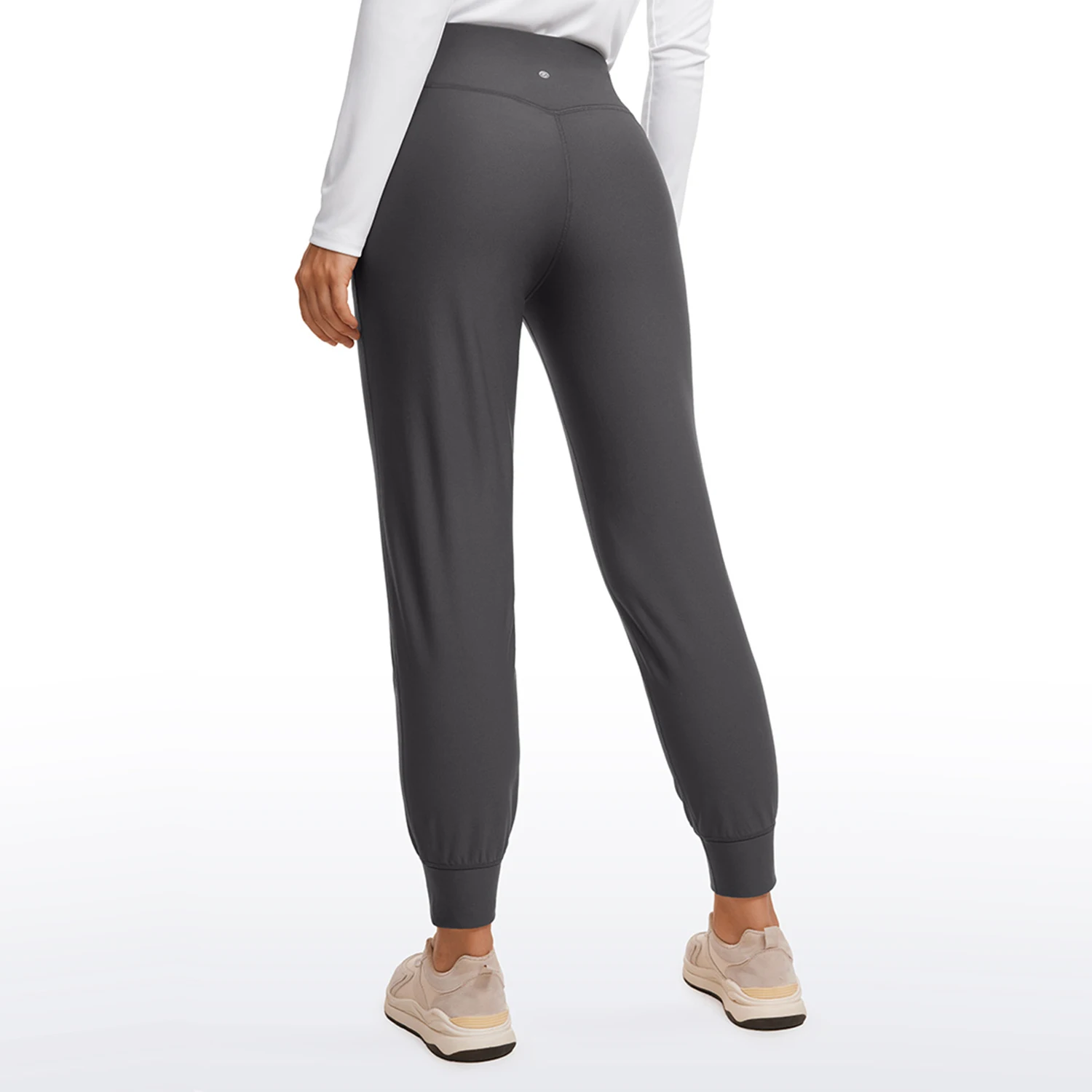 CRZ YOGA Womens Fleece Lined Workout Joggers with Pockets 27.5