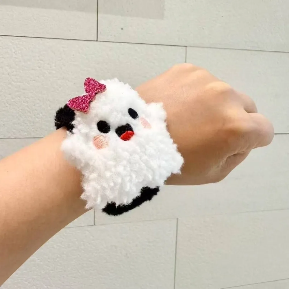 

Cute Halloween Plush Doll Bracelet Plush Material Wristband Type P'aPa Circle Toy Interactive Cartoon Clapping Circle Toy