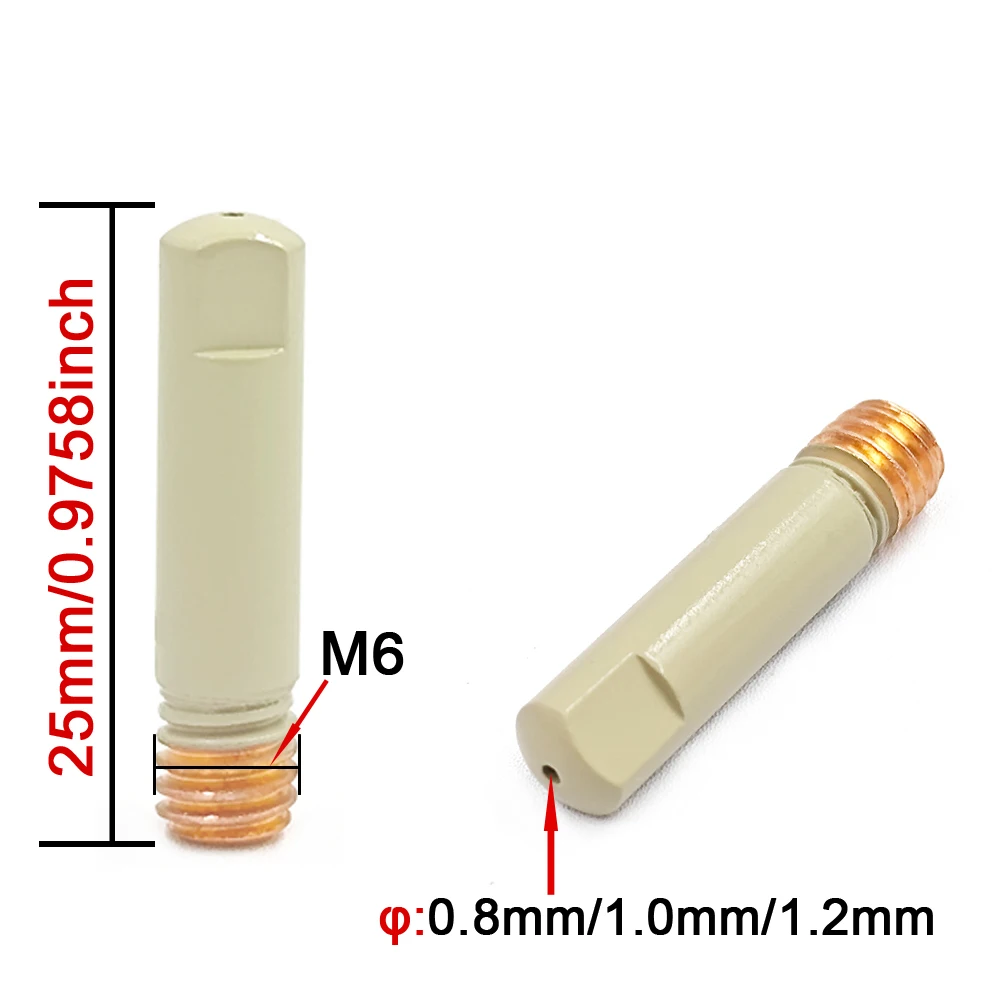 MB-15Ak 14Ak Mig طلاء حماية 0.8/1.0/1.2 مللي متر الاتصال تلميح فوهة السيراميك غير عصا لحام الخبث ملحقات لحام الأوروبي
