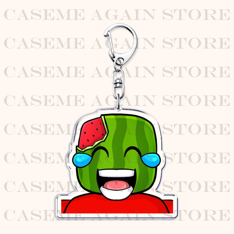 لطيف المشمس والبطيخ سلاسل المفاتيح للإكسسوارات حقيبة الصيف Keyrings مجوهرات المشجعين أصدقاء ألعاب الهدايا
