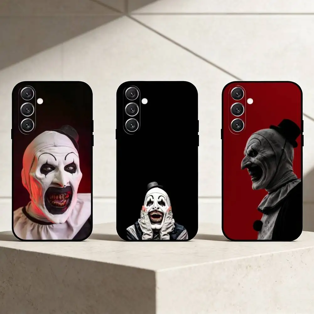 M-Movie clown Phone Case For Samsung Galaxy A13,21s,22,31,32,52,53,71,72,73,Soft Black Cover