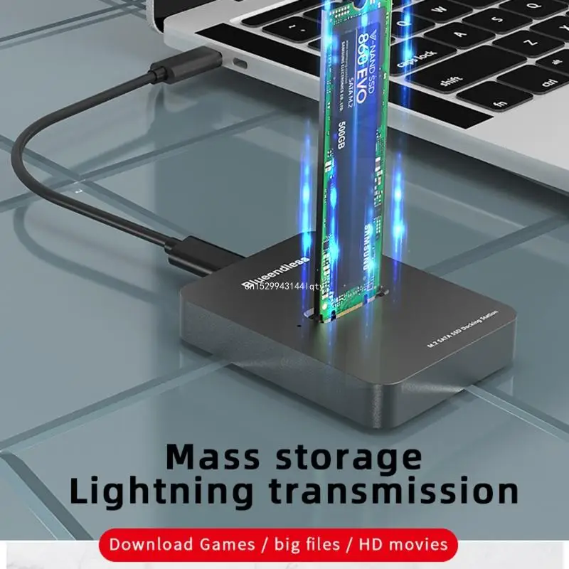 

Blueendless Docking Station Usb C SSD for Case Nvme Hdd Disk Enclosure for M.2 USb3.1 Hard Drives for Dropship