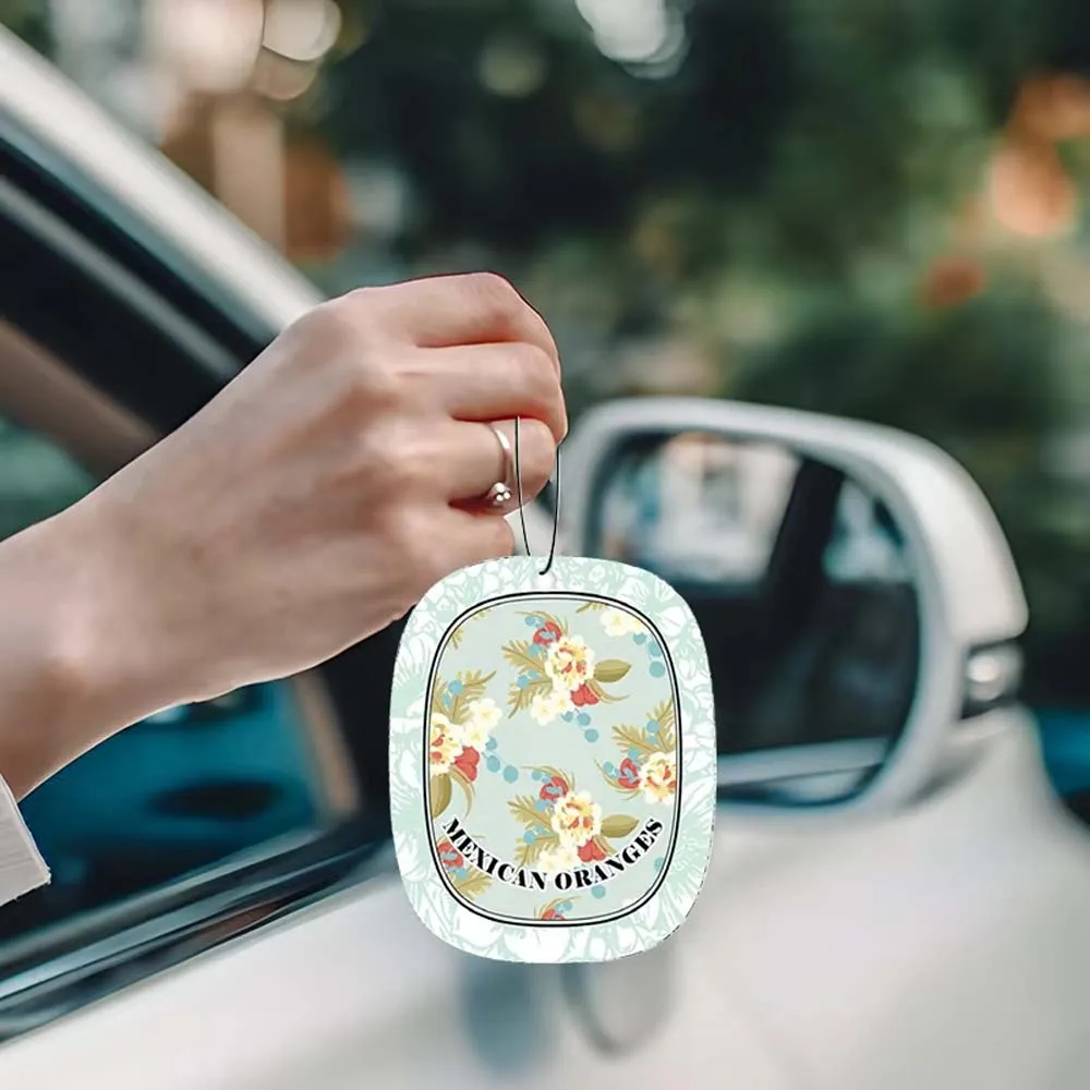 

New 1PCS Car Fragrance Piece Car Aromatherapy Car Solid Jewelry Deodorant Fragrance Paper Hanging Piece