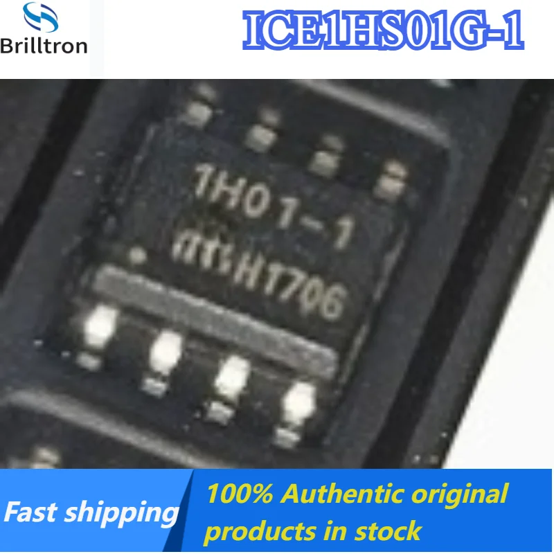 10-30PCS ICE1HS01G-1 SOP-8 1H01-1 Off-line Switching Controller Brand New Original Stock Available, Fast Shipping.