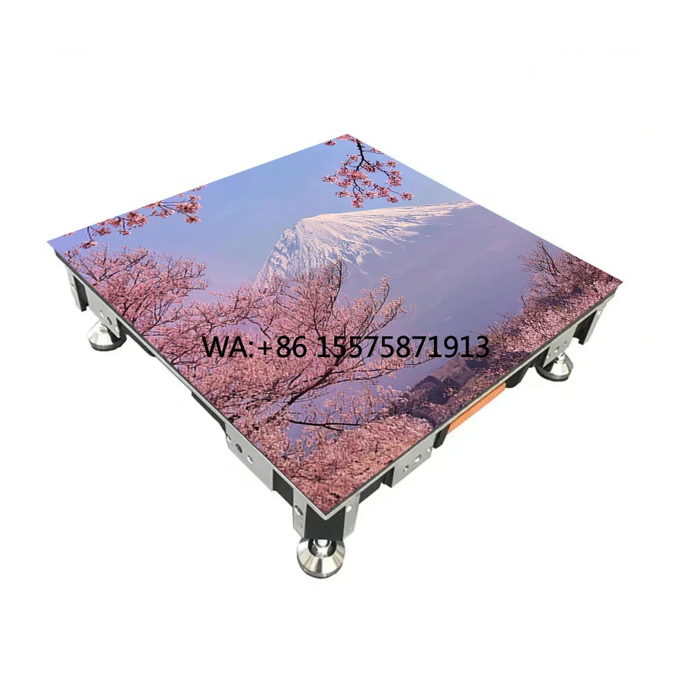 

Настраиваемый магнитный светодиодный видеодисплей для танцпола, 3D интерактивное датское светодиодное зеркало, беспроводной танцпол