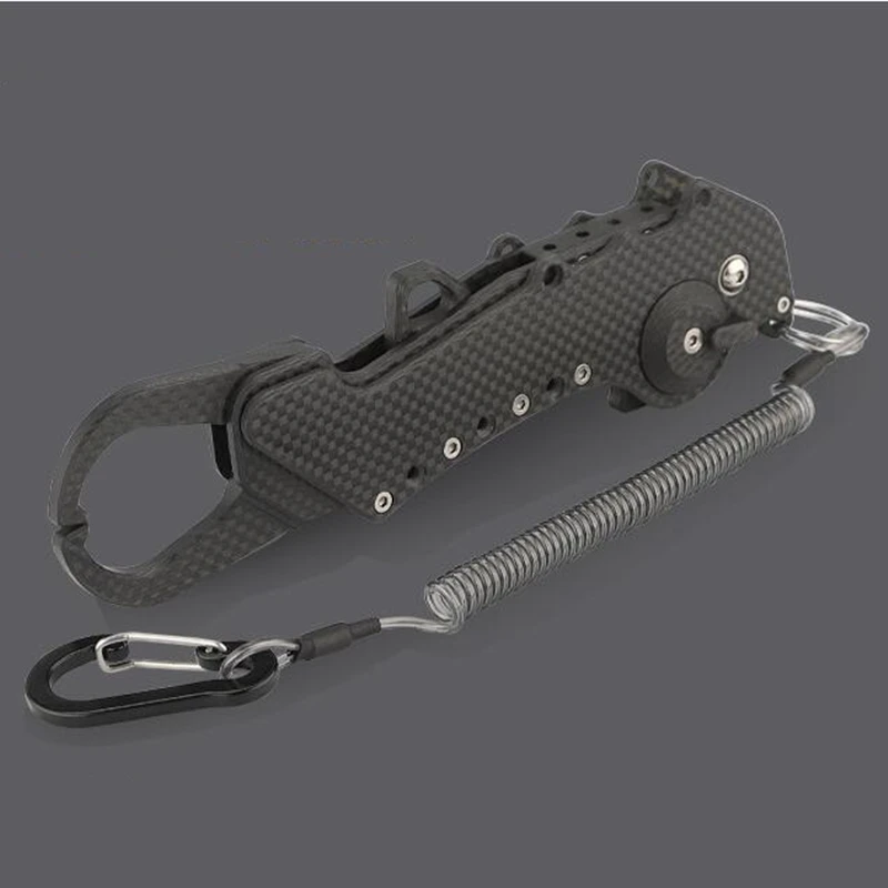 Y153 New All-Carbon Material Foldable Fish Controller Grab Fish Gripper Fishing Gear