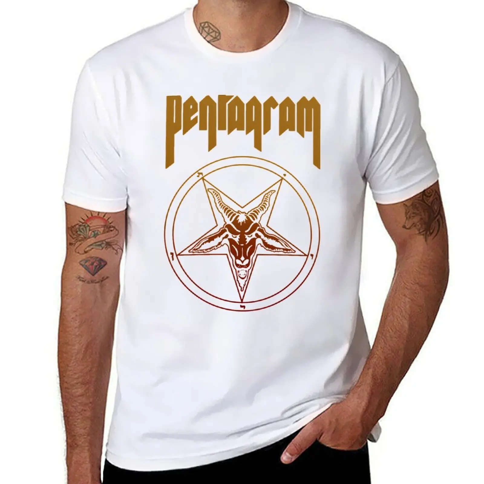 

Pentagram Relentless T-Shirt t shirts cotton 100% anime t shirts for man T-Shirt