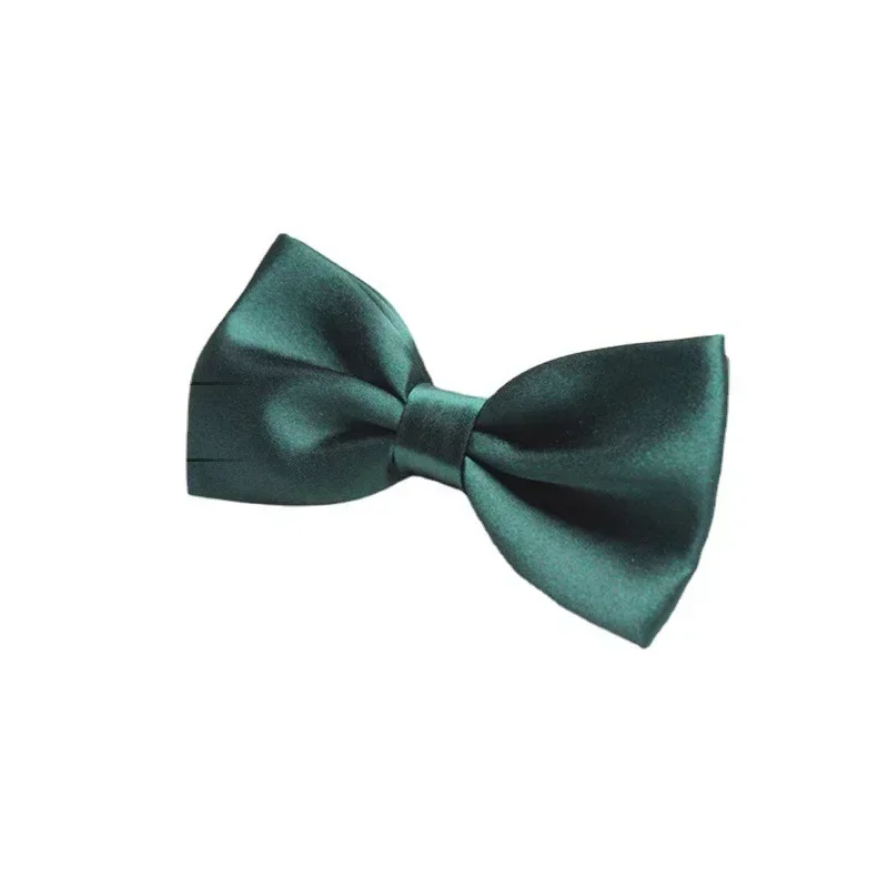 Solid color formal dress wedding bow tie male wedding groomsmen men's bow tie