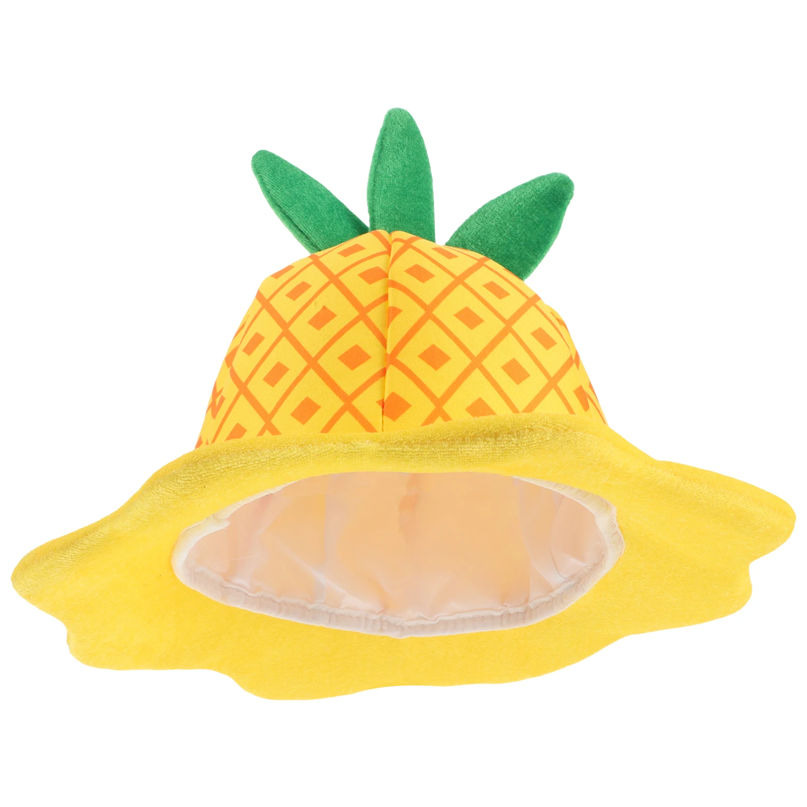 

Pineapple Hat Pineapple Headdress Party Hats Adjustable Lightweight Fruit Party Hats Cartoon Headwear Accessories