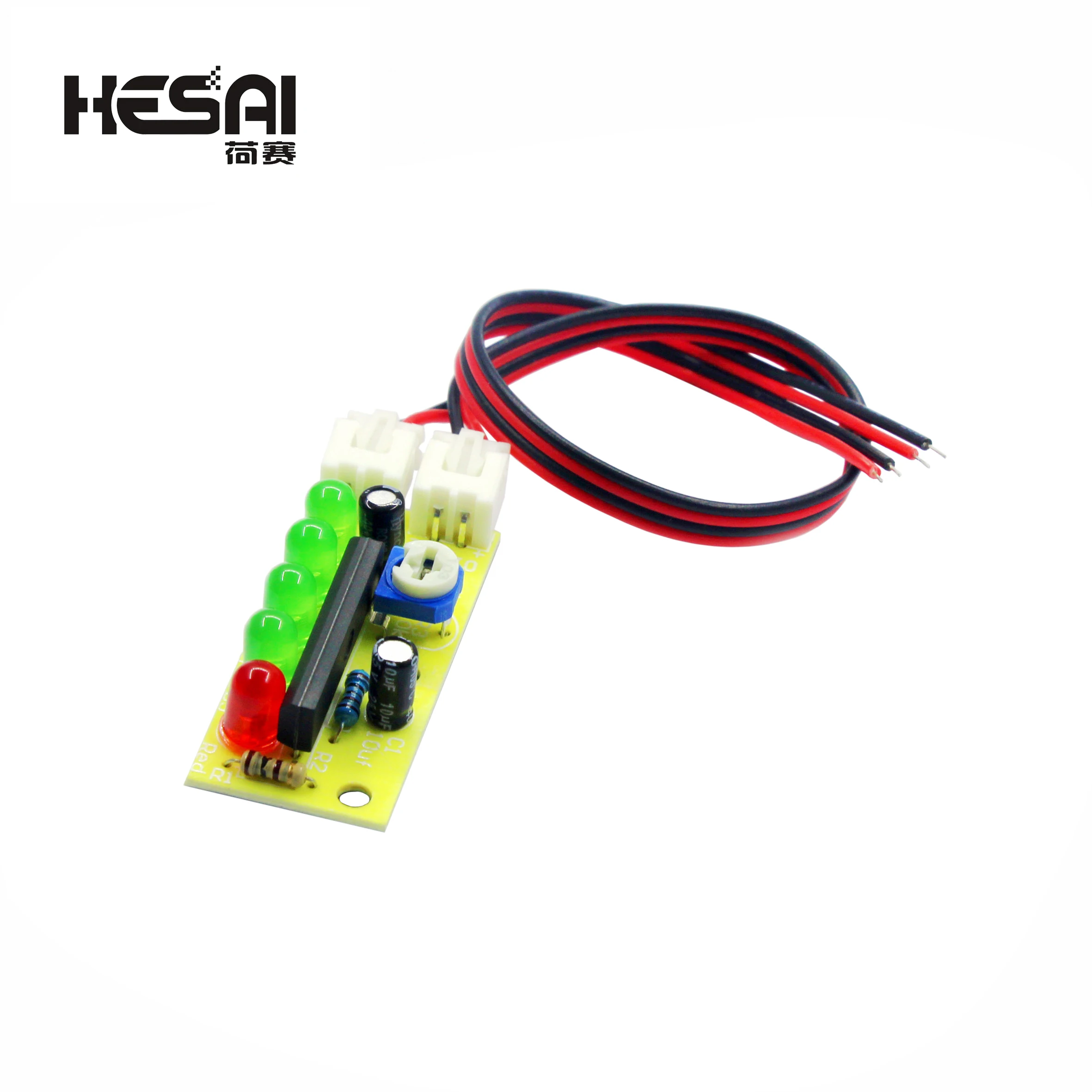 Electronic DIY Kit KA2284 DIY KIT Audio Level Indicator Suite Trousse Parts 5mm RED Green LED Level Indicating 3.5-12V