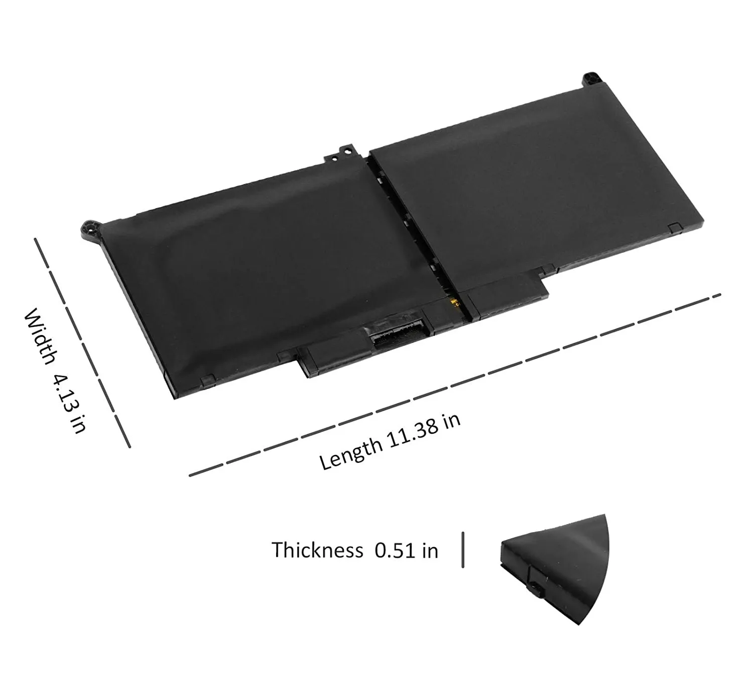 Neuer f3ygt Laptop-Akku für Dell Latitude 12 7000 e7280 e7290 e7380 e7390 e7480 e7490 f3ygt 2 x39g kostenloses Tool