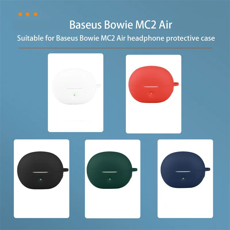 Case For Baseus Bowie MC2 Air Original Soft Liquid Silicone Shockproof Cover For Baseus Bowie MC2 Air Skin Shell