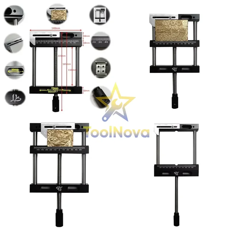 2026China*Hotsale Aluminium Alloy Flat Tongs Vice Milling Machine Bench Drill Vise Fixture Screw Precision Parallel-jaw Vice