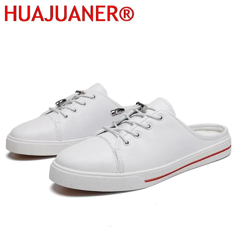 

Новые классические мужские полукожаные туфли из натуральной кожи, дышащая уличная обувь, высококачественные тапочки ручной работы, модные мужские сандалии