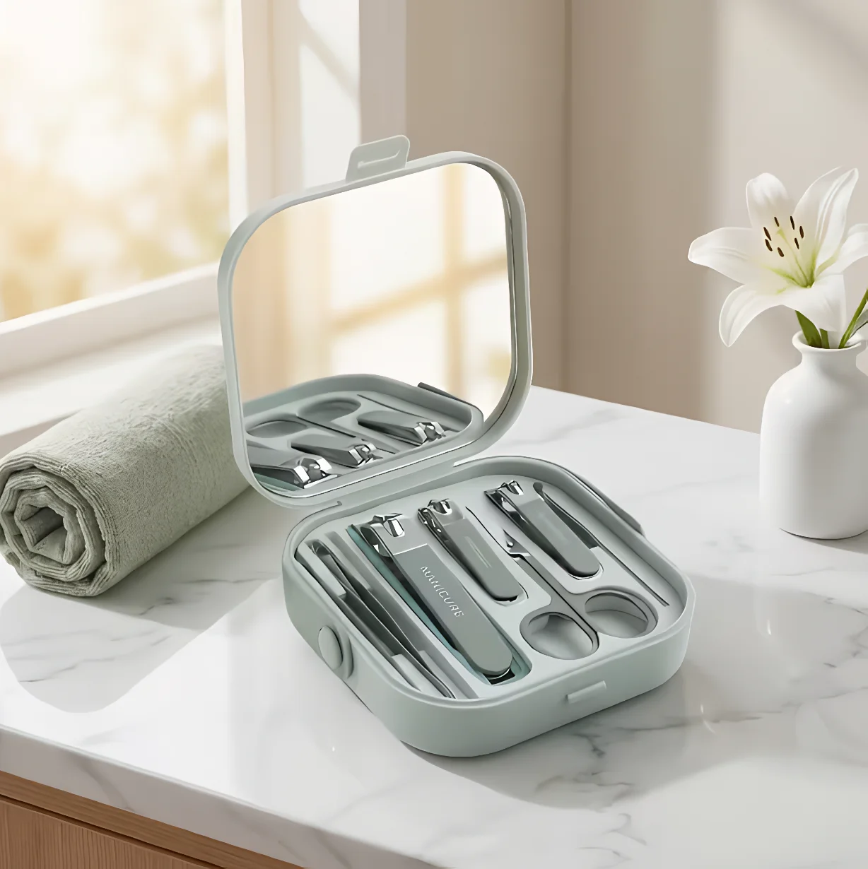 Escalator Cleaning Machine - 9-piece Portable Nail Clipper Set With