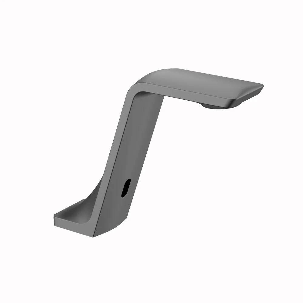 Imagem -06 - Torneira Automática da Bacia do Banheiro Touchless Sensor de Movimento Infravermelho Inteligente Lavagem Única Mão Fria Arma Cinza Bronze