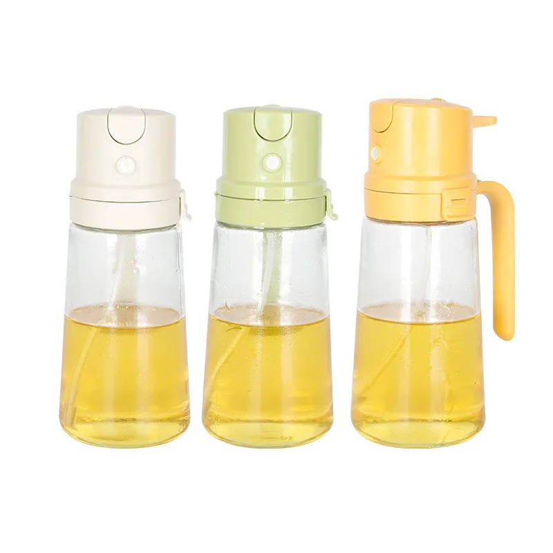 Tragbare Glas Öl Spray Kann Haushalt Küche Zerstäubung Dual-zweck Öl Kann Seite Öffnen Ohne Hängen Öl Tank
