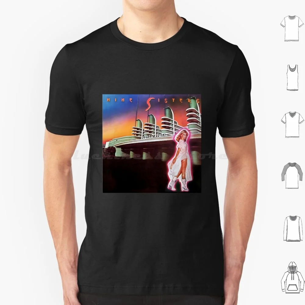 Xanadu-nine-serras-Album-Olivia-Newton-John Camiseta de algodón hombres mujeres DIY estampado Xanadu nueve hermanas álbum Olivia Newton John