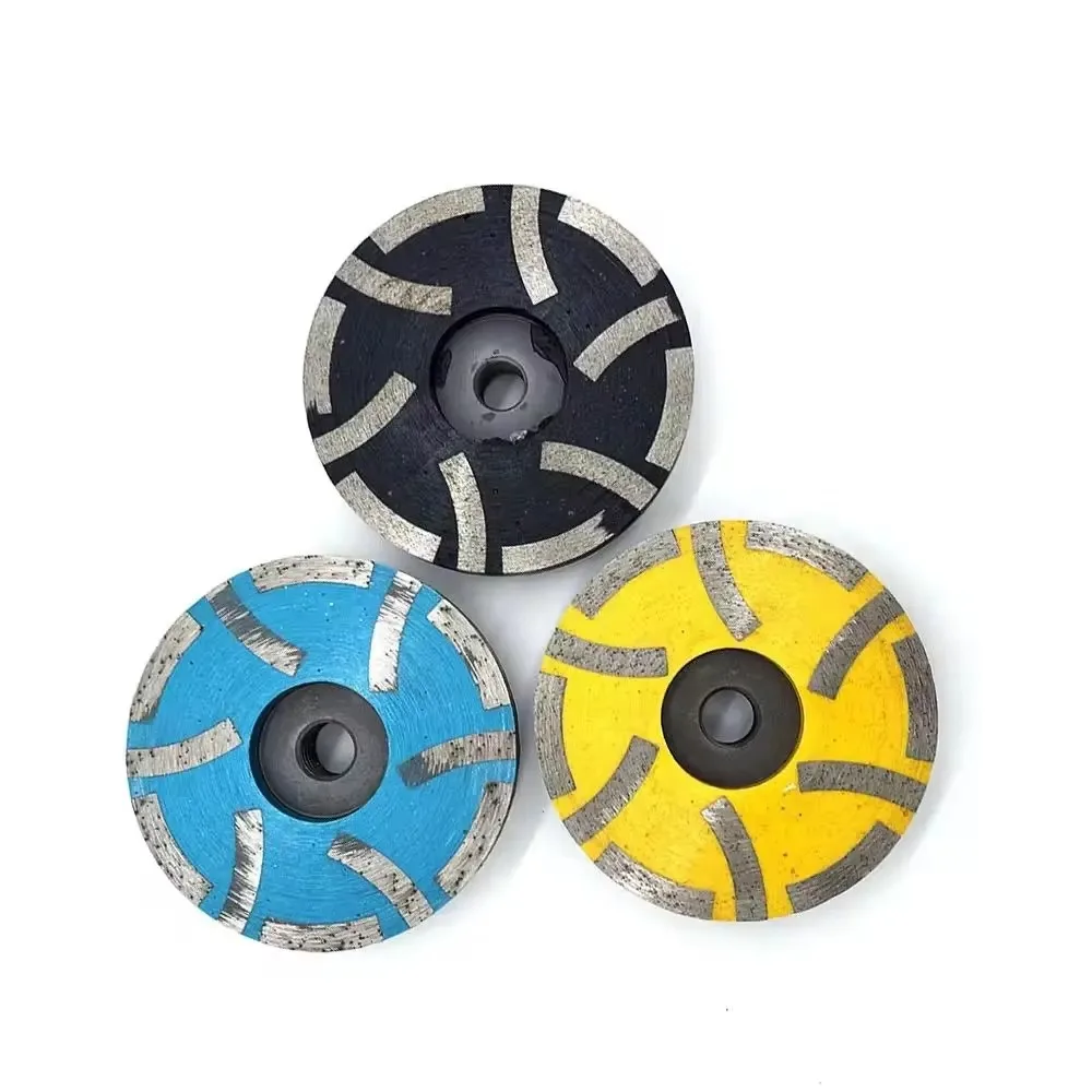 

Iron Grinder for Concrete Polishing/ Trapezoid Diamond Grinding Tool