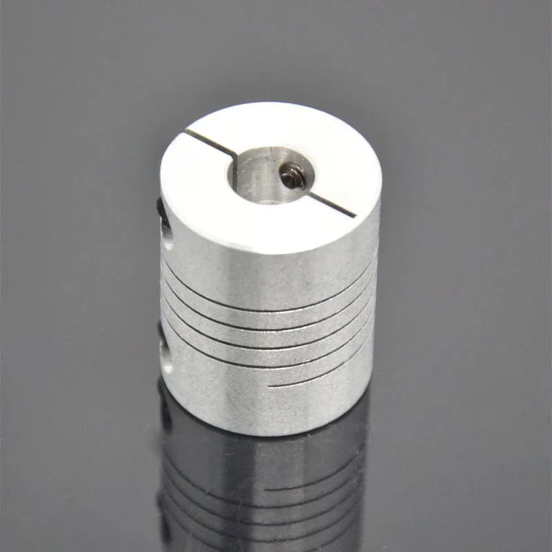 Aluminium elastische klemkoppeling motorasconnector met groot koppel 25 * 30 MM asconnector