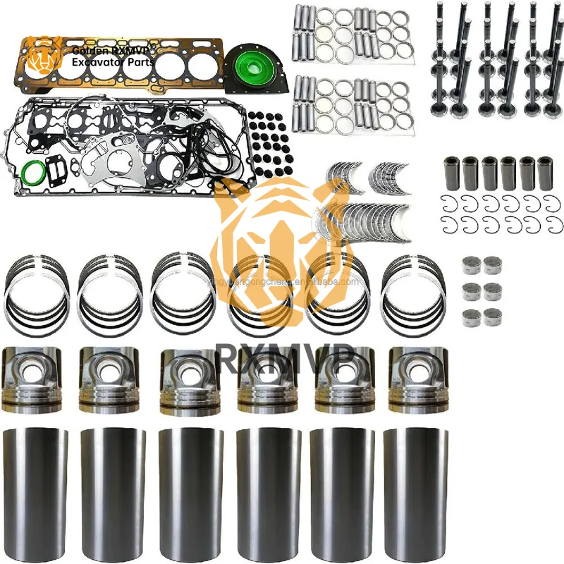 C7.1 Overhaul Rebuild Kit 78mm 374-7389 Fits for Caterpillar CAT C7.1 Engine Fits 323 320 323D2L 326D2 326D2L 329D2 329D2L 330D2